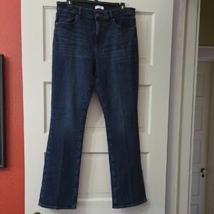 LOFT Dark Blue Flare Jeans